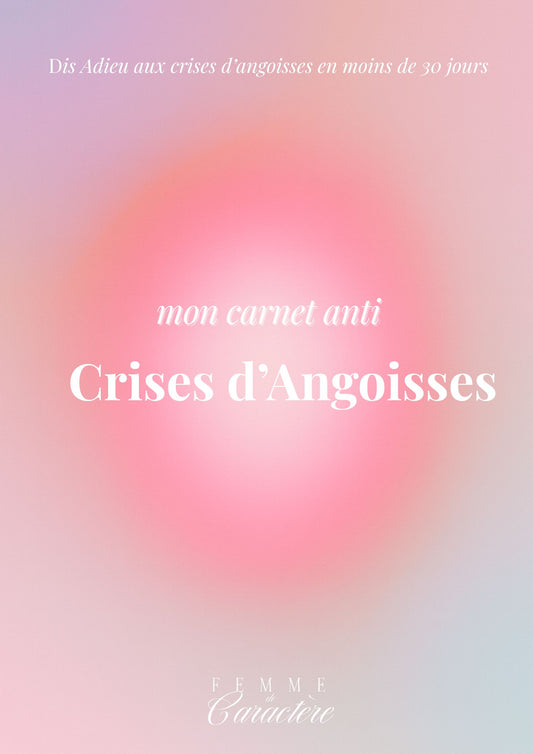 Mon Carnet Anti Crises d'Angoisses
